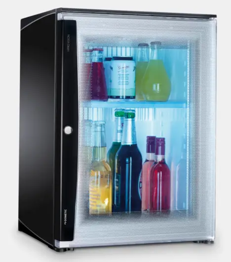 Dometic Dometic Minibar Zwart HiPro Vision Glasdeur| 37 L Dagaanbieding