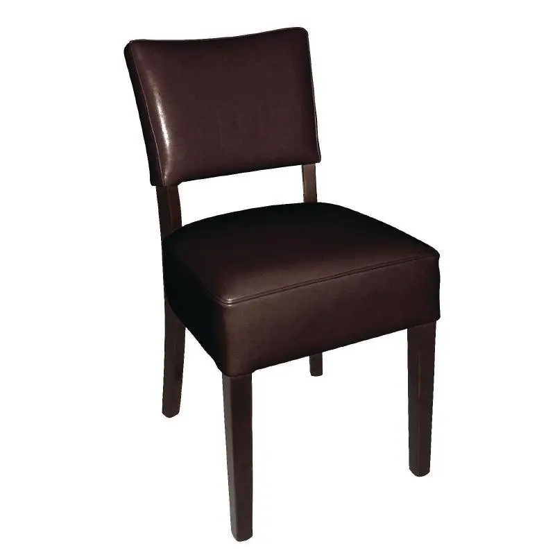 Merkproduct Bolero Donkerbruine Imitatielederen Stoelen | 2 Stuks