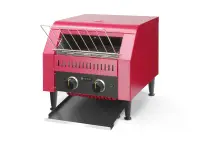 Hendi Doorloop broodrooster | RVS | Rood Korting