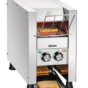 Bartscher Doorlooptoaster | RVS | 655x230x395 mm Nieuw