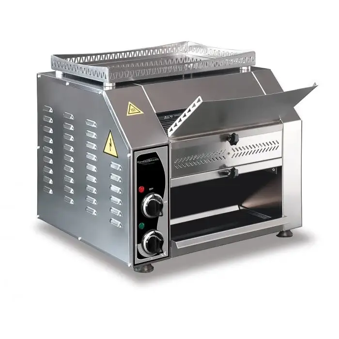 Op = Op Combisteel Toaster | RVS | 230V | 400p/u | 480 x 440 x 440 mm