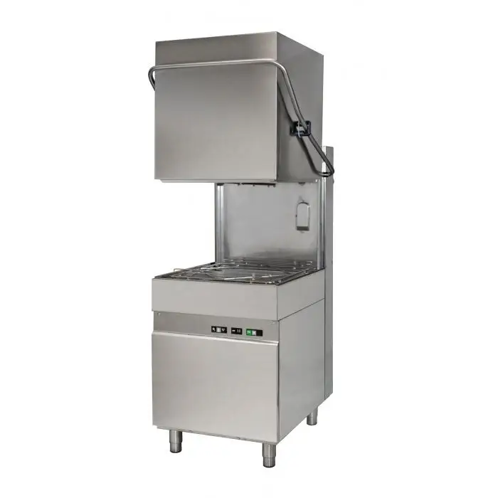 Op = Op Combisteel Doorschuifvaatwasser Digitaal | 9kW | 400V | 70.3 x 75.7 x 149.4/197cm