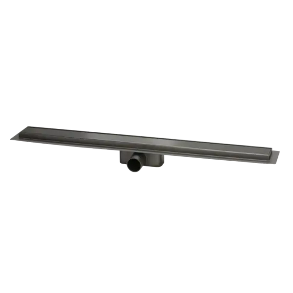 Beperkte Voorraad HorecaTraders Douchgoot Gun Metal | RVS | ABS | 800 x 62 x 65 mm
