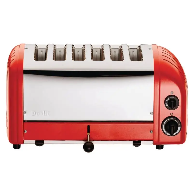 Dualit Dualit Vario broodrooster rood | 6 sneden Goedkoop