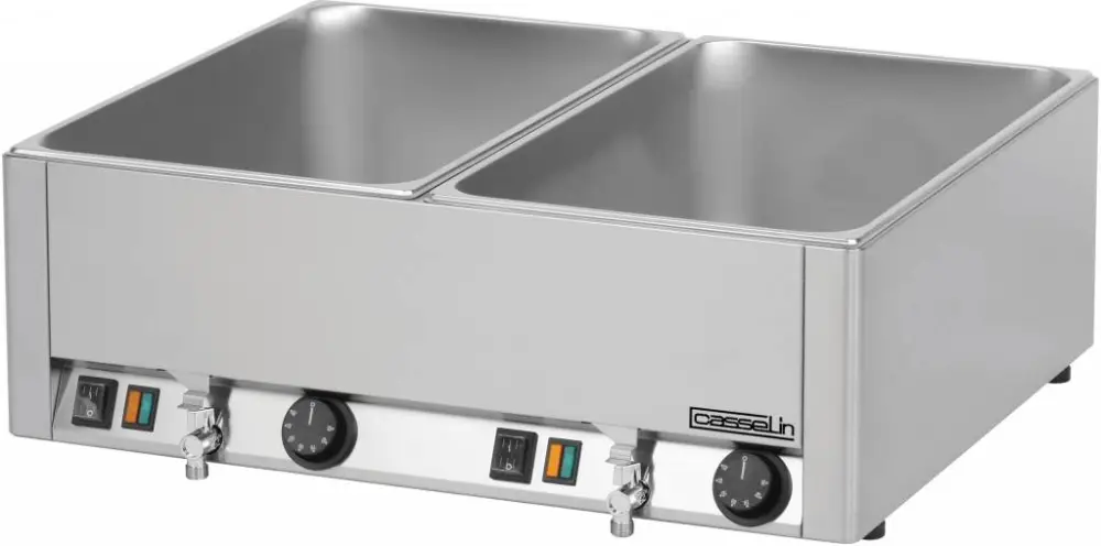 Nieuw Casselin Dubbele Bain-Marie met aftapkraan | GN 1/1