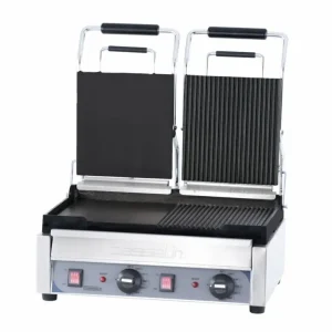 Gereduceerde Prijs Casselin Double Premium contact grill mixte
