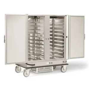 Dagaanbieding Rieber Dubbele GekoeldeBanketwagen | 2 x 2/1 GN |600W | 1487x843x(H)1755mm