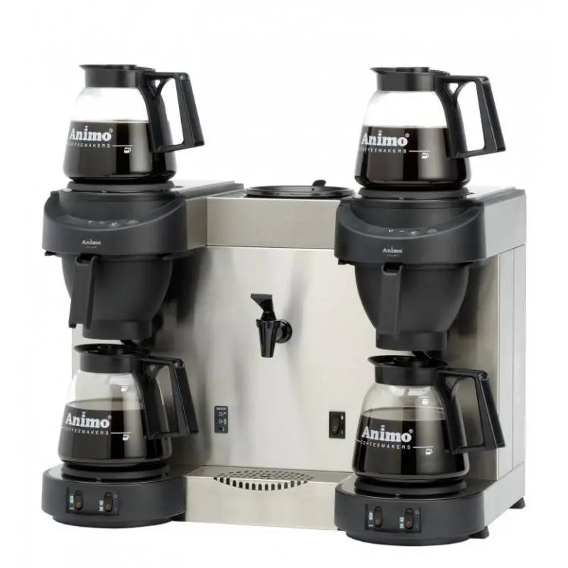 Animo Dubbele Koffieapparaat met Heetwaterdispencer Direct Beschikbaar