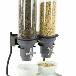 Casselin Dubbele muesli dispenser | 2 x 3 liter Speciale Aanbieding
