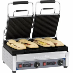 Favoriet Casselin Dubbele Panini Grill Gegroefde Plaat | 45x24cm