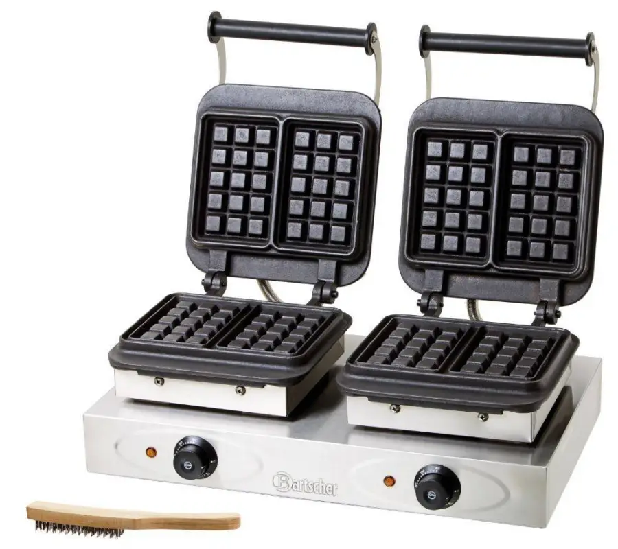 Speciale Aanbieding Bartscher Dubbele Wafelijzer Apparaat Professioneel