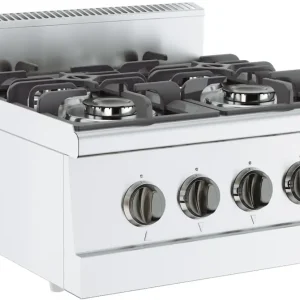 Premium Combisteel RVS Gaskookstel | 4 branders | 600x600x300 MM
