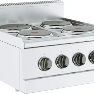 Dagaanbieding Combisteel Elektrische Kookplaat | RVS | 4 Pitten