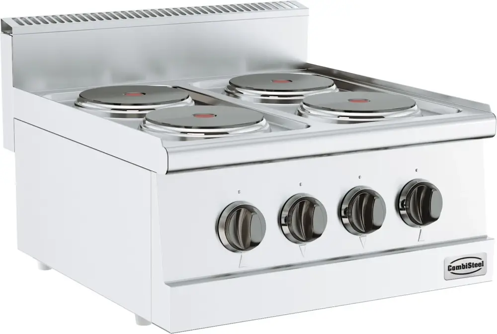 Dagaanbieding Combisteel Elektrische Kookplaat | RVS | 4 Pitten
