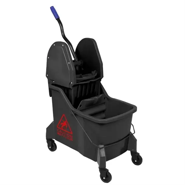 Actieprijs HorecaTraders Dweilemmer | Twee Compartimenten | Rood | 30L