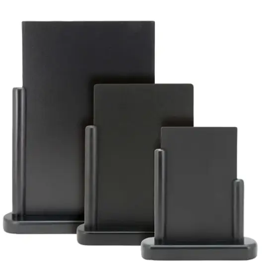 Securit Elegant klein tafelkrijtbord Hout met zwarte lakafwerking | Kunststof Hete Deal