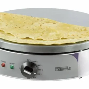 Casselin Elektrische Crêpe apparaat | Ø400 mm | 230 volt | RVS frame | 2700 W Merkproduct