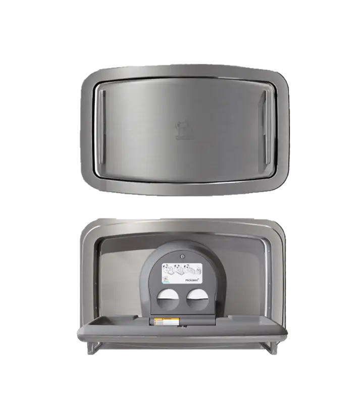 Koala Care Horizontale verzorgingstafel | RVS | opbouw | B 1050 x D 101 x H 666 mm Bestel Nu