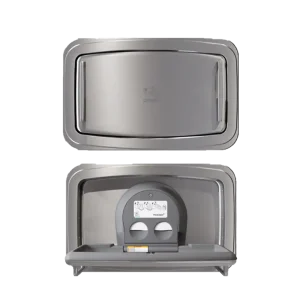 Koala Care Horizontale Verzorgingstafel RVS | Muurinbouw | B 1053 x D 98 x H 669 mm Rechtstreeks Van De Fabrikant