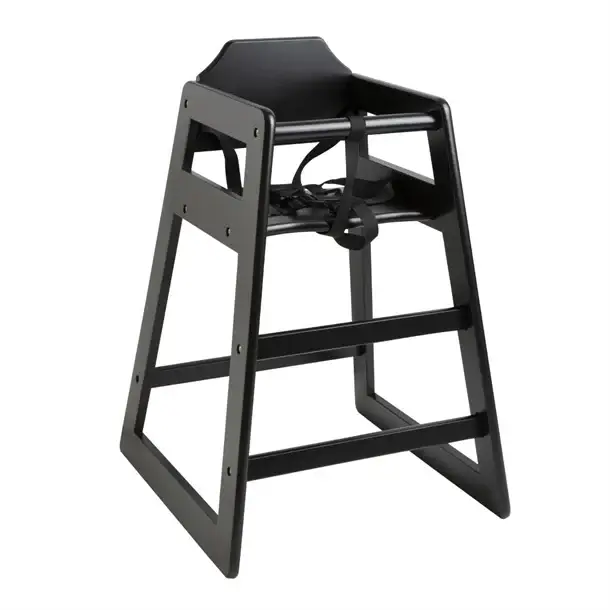 Superprijs Bolero Houten kinderstoel | Zwart | Hout | 75(h) x 51(b) x 51(d)cm