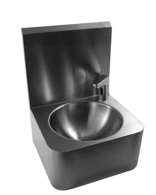 HorecaTraders hygiëne wastafel van RVS | B 400 x D 390 x H 560 mm Finale Uitverkoop
