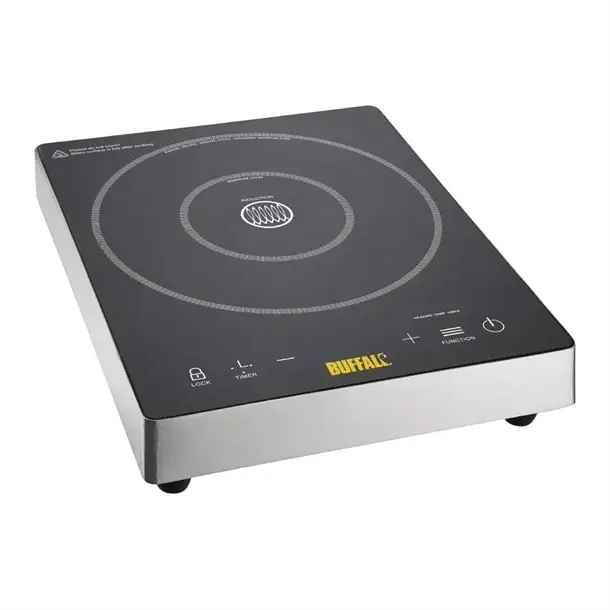Buffalo Inductiekookplaat met touchbediening 8,4h x 33,8b x 41,8d cm 3000W Gecertificeerd