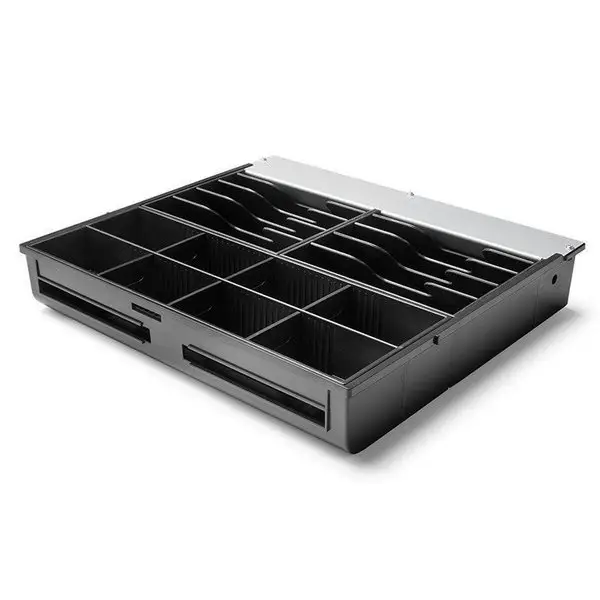 HorecaTraders Inzetbak Kassaladen 410 Standaard(+) 8 Muntvakken + 8 Biljetvakken Muntbak Uitneembaar 350x320x60mm Hete Deal