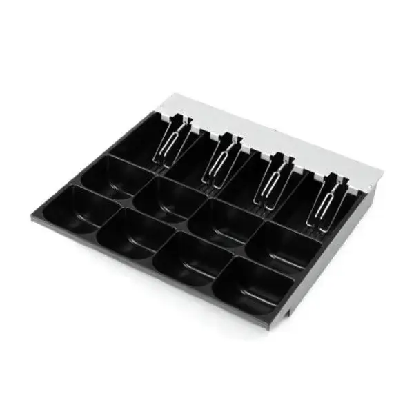 HorecaTraders Inzetbak Kassaladen 460 8 Muntvakken + 4 Biljetvakken 366x369x61mm Meest Verkocht