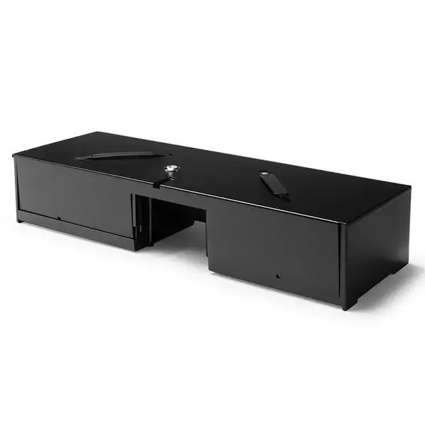HorecaTraders Inzetbak Kassaladen FlipTop 8 Muntvakken + 6 Biljetvakken Incl. Afsluitdeksel 448x153x90mm Snelle Levering