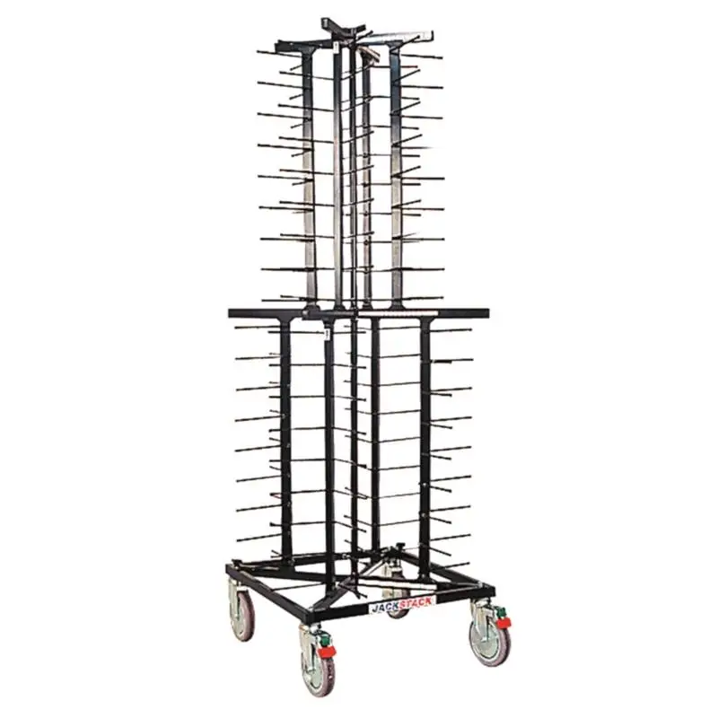 Express Levering Jackstack Bordenrek met wielen | 72 Borden