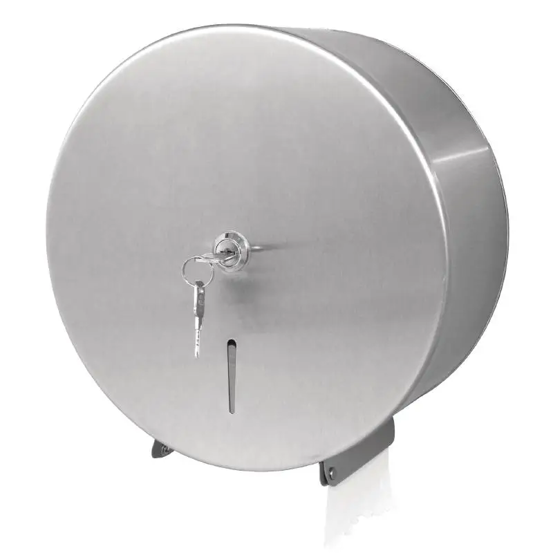 Op = Op Jantex RVS Jumbo Toiletrol Dispenser met slot