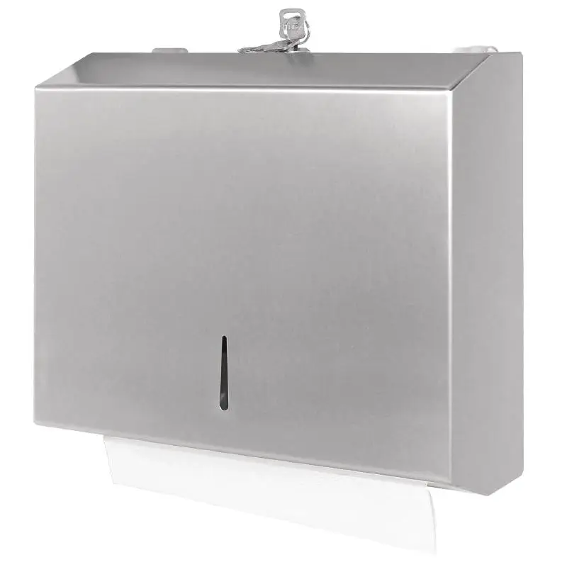 Beperkt Aanbod Jantex RVS papieren handdoek dispenser met slot