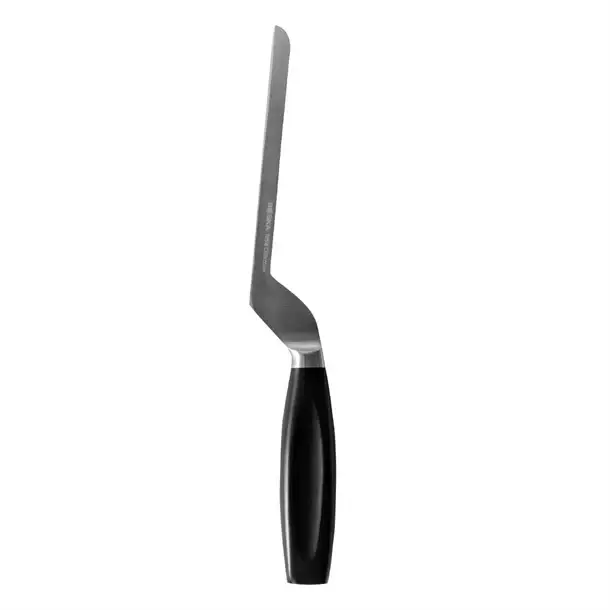 HorecaTraders kaasmes voor zachte kazen | zwart handvat | RVS | 38,1(l)cm Aanbieding