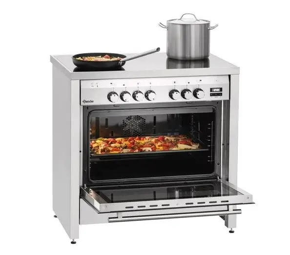 Speciale Aanbieding Bartscher keramisch fornuis met multifunctionele bakoven | 5 zones