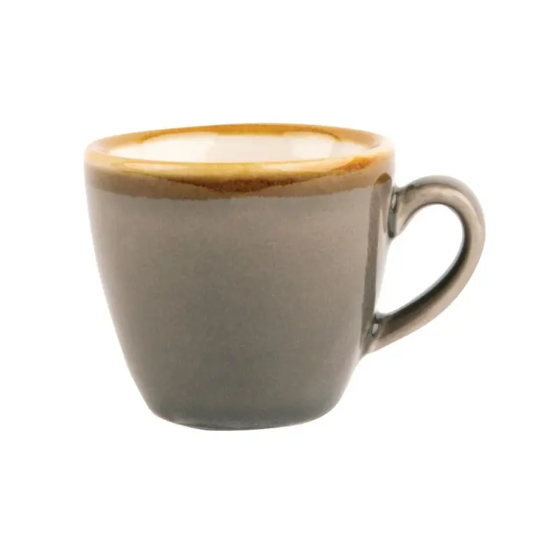 Gecertificeerd Olympia Kiln Espressokopjes | Grijs | 8,5cl | 6 stuks