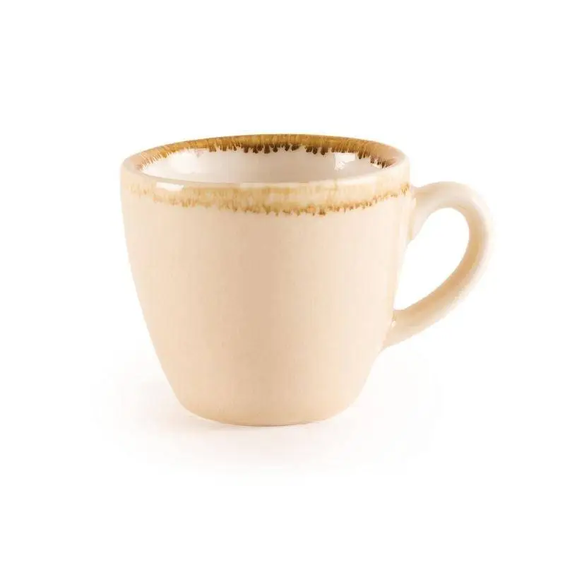 Koop Online Olympia Kiln Espressokopjes | Zandsteen | 8,5cl | 6 stuks