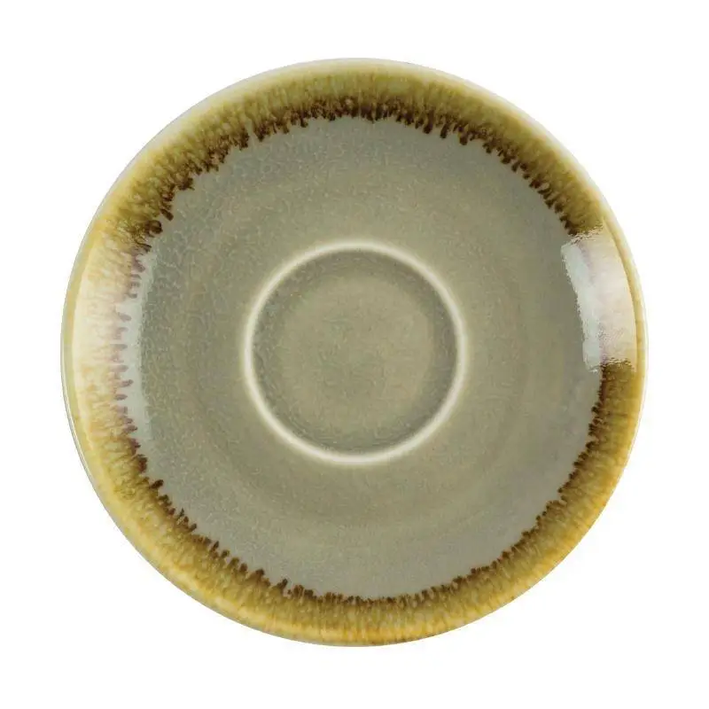 Olympia Kiln Espressoschotels | Mosgroen | 11.5cm | 6 stuks Gereduceerde Prijs
