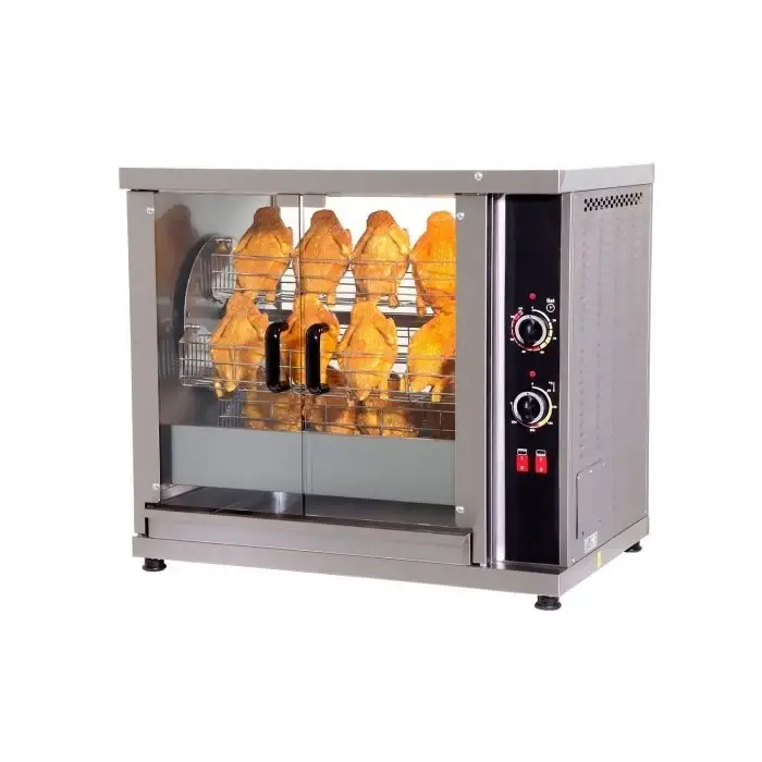Gecertificeerd Combisteel Kippengrill | Elektrisch | 3 Elementen | RVS | 400V | 1020 x 640 x 830 mm
