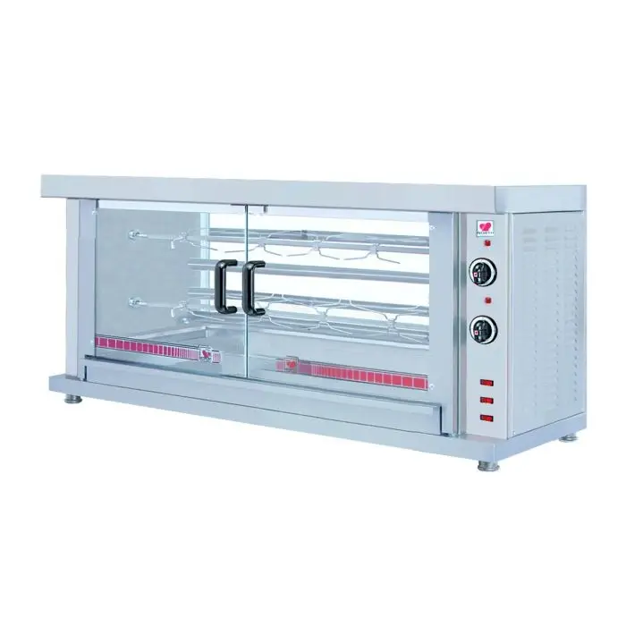 Superprijs Combisteel Kippengrill | Elektrisch | RVS | 400V | 2 Formaten