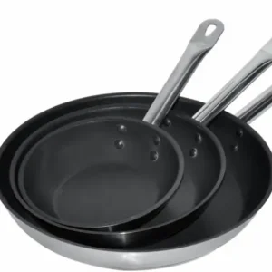 Combisteel koekenpan | RVS | Teflon | 3 Formaten Beste Prijs