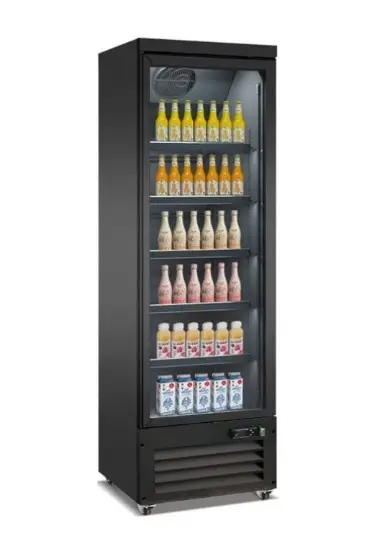 Combisteel Koelkast 1glasdeur zwart 62 cm * 70 cm * 205 cm Betaalbaar