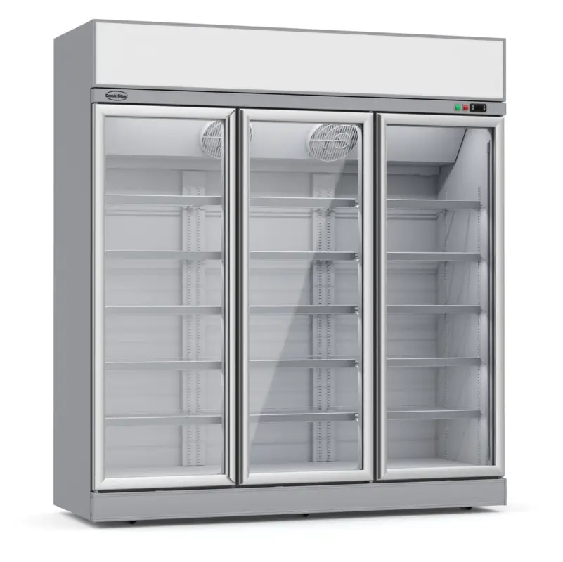 Meest Verkocht Combisteel Koelkast3 Glas Deuren | 188x71x209(h) cm