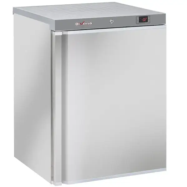 Diverso Koelkast | Energiezuinig | 200L | RVS | 0°C/+10°C | Deuralarm | 60x62,5x85,3(h)cm Koop Vandaag