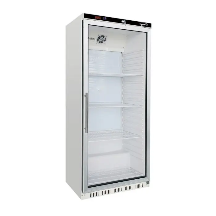 Combisteel koelkast met glasdeur | Wit | 570 Liter | 777x695x1895mm Lage Kosten
