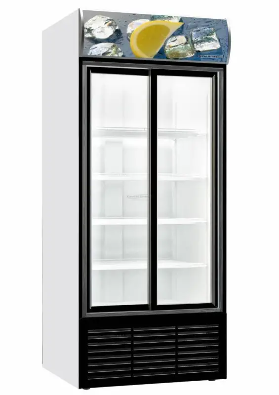 Combisteel Koelkast met glazen schuifdeuren | 1103(b) x 689(d) x 2000(h) mm Premium