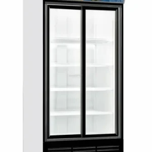 Bestel Nu Combisteel Koelkast met glazen schuifdeuren | 880(b) x 711(d) x 2000(h) mm