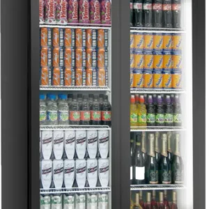 Exquisit Display Koelkast | Zwart | 69x120x(h)200 cm | 960 L | No-Frost Direct Verzonden