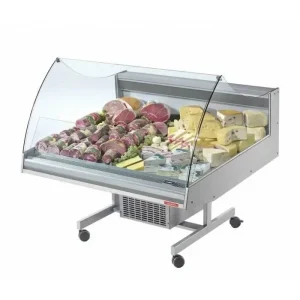 Tijdelijk Beschikbaar Oscartielle Koeltoonbank | BANCARELLA SELF 125 | Self Service | Hoge Glasopbouw | 128,8x122x(H)103cm