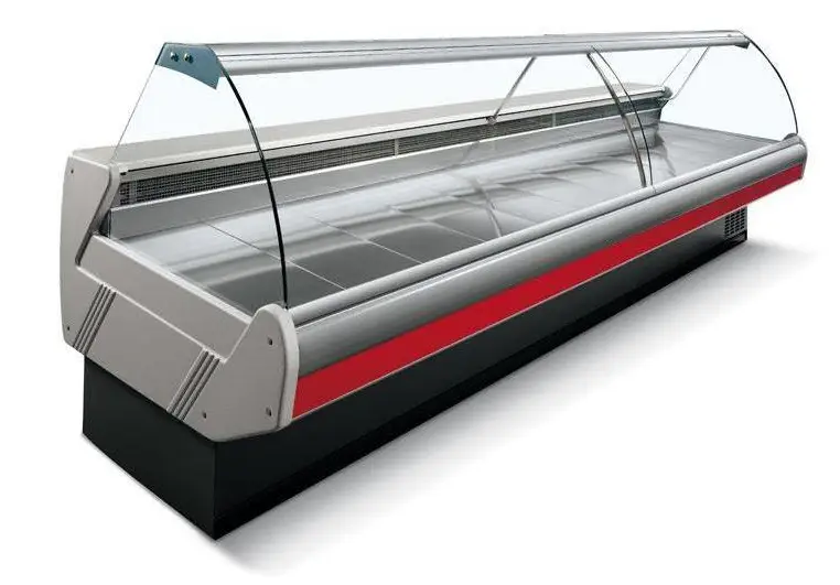 Arneg Koeltoonbank met Verlichting | Marmeren Werkblad | DALLAS/3 VC 1250 | 133x114,5x(H)125,6cm Aanbieding