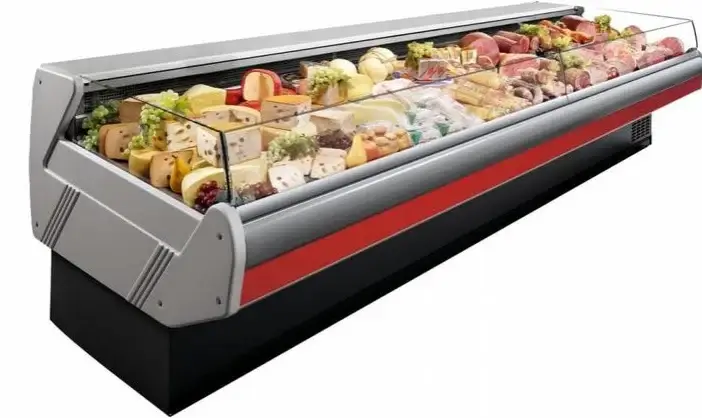 Arneg Koeltoonbank Selfservice | Marmeren Werkblad | DALLAS/3 VC 1250 | 133x115x(H)89cm Uitverkoop